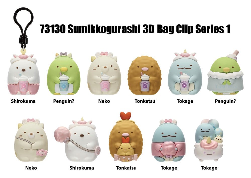Sumikko Gurashi 3D PVC-Taschenanhänger Serie 1 Blind Bag Display (24) Image 2