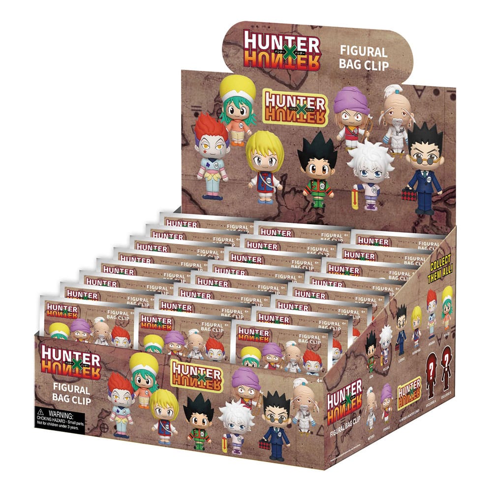 Hunter x Hunter 3D PVC-Taschenanhänger Serie 1 Display  (24) Image 1