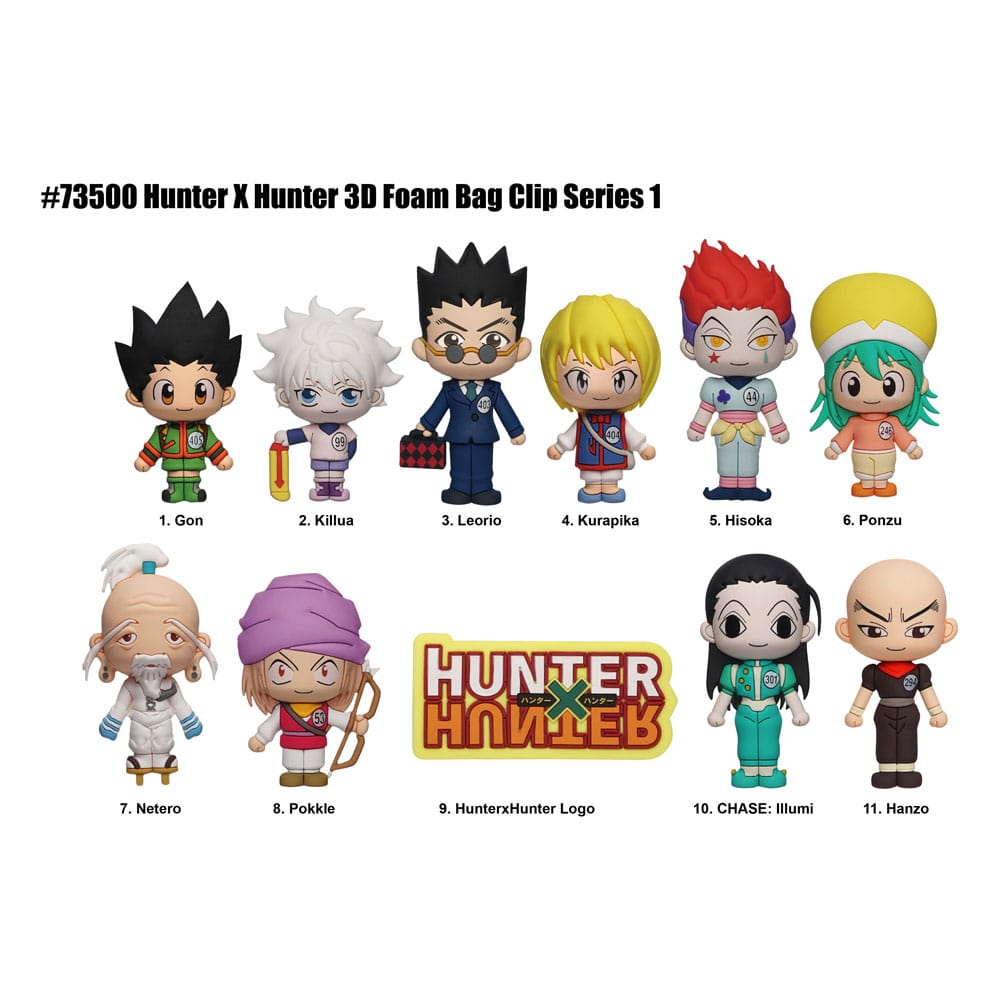 Hunter x Hunter 3D PVC-Taschenanhänger Serie 1 Display  (24) Image 2