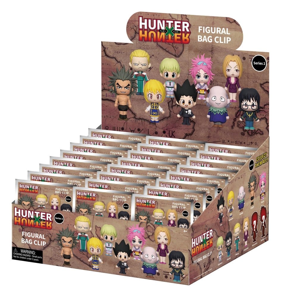 Hunter × Hunter 3D PVC-Taschenanhänger Series 2 Display (24) Image 1