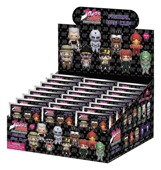 JoJo's Bizarre Adventure 3D PVC-Taschenanhänger Serie 1 Blind Bag Display (24) Image 1