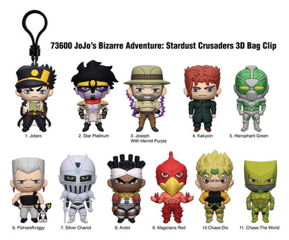 JoJo's Bizarre Adventure 3D PVC-Taschenanhänger Serie 1 Blind Bag Display (24) Image 3