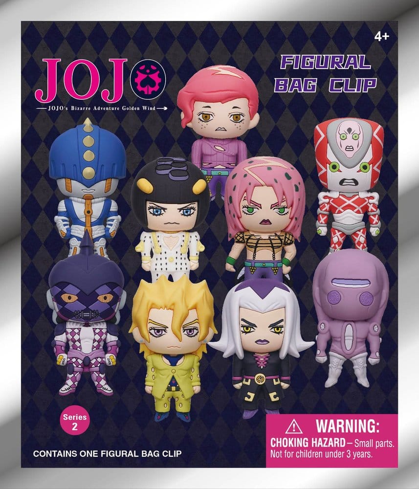 JoJo´'s Bizarre Adventure 3D PVC-Taschenanhänger Serie 2 Blind Bag Display (24) Image 3