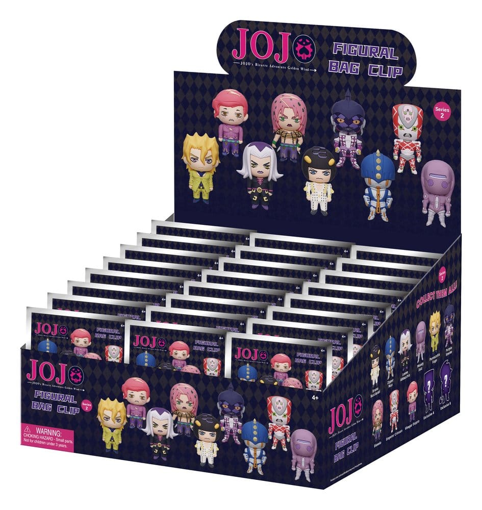 JoJo´'s Bizarre Adventure 3D PVC-Taschenanhänger Serie 2 Blind Bag Display (24) Image 1