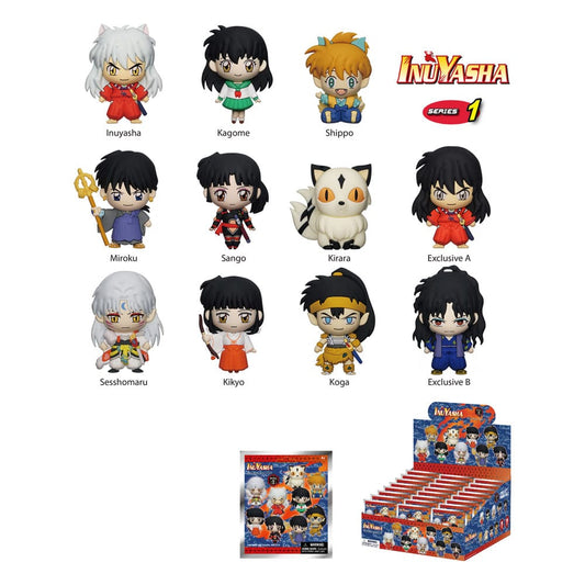 Inuyasha PVC-Taschenanhänger Series 1 Display (24) Image