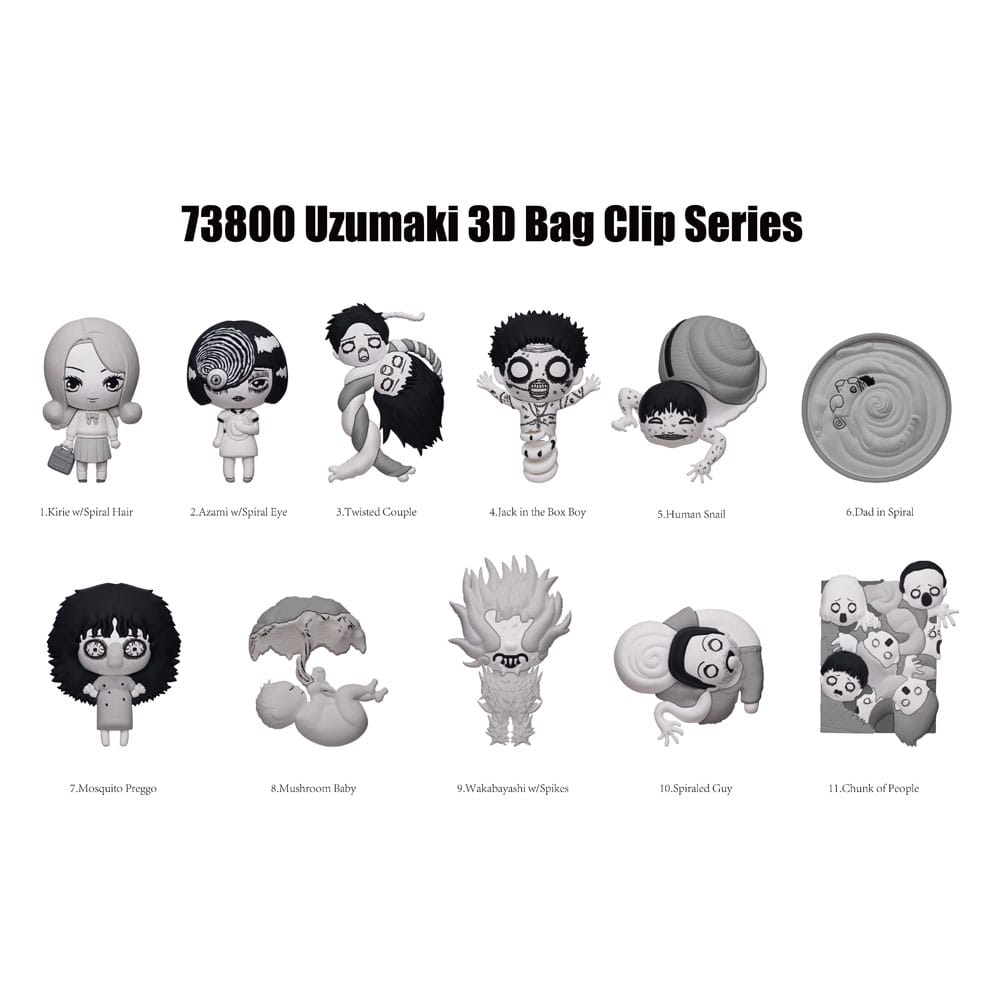 Uzumaki - Spiral Into Horror 3D PVC-Taschenanhänger Serie 1 Display (24) Image 2