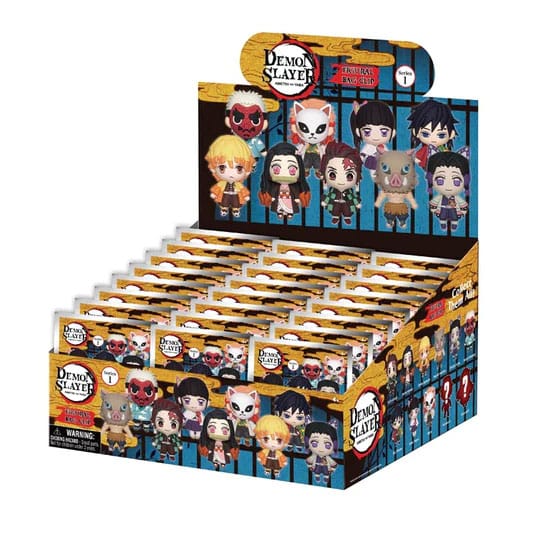 Demon Slayer: Kimetsu no Yaiba 3D PVC-Taschenanhänger Display (24) Image 1