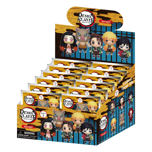 Demon Slayer: Kimetsu no Yaiba 3D 3D Magnete Series 1 Display (12) Image 2