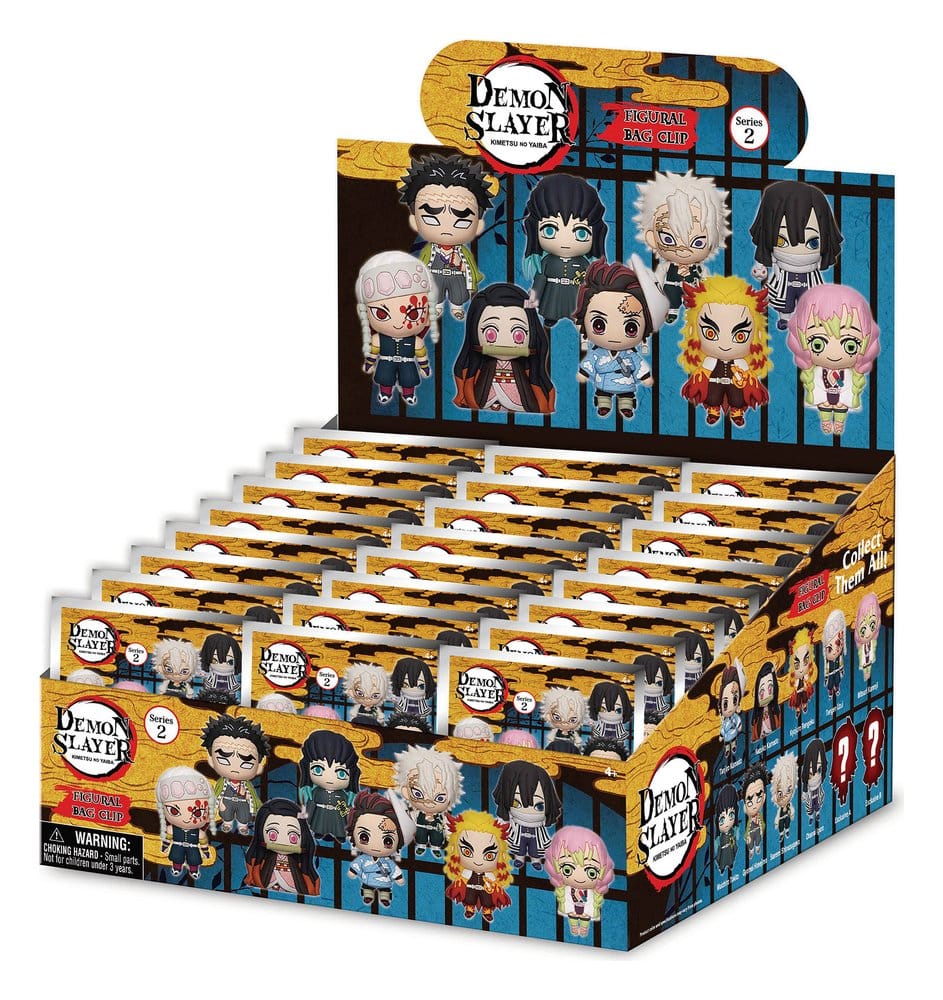 Demon Slayer: Kimetsu no Yaiba PVC-Taschenanhänger Series 2 Display (24) Image 1