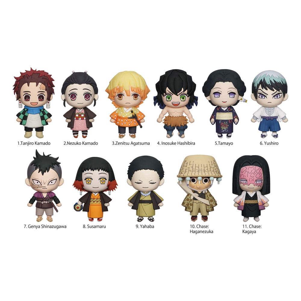 Demon Slayer: Kimetsu no Yaiba 3D PVC-Taschenanhänger Series 3 Display (24) Image 1