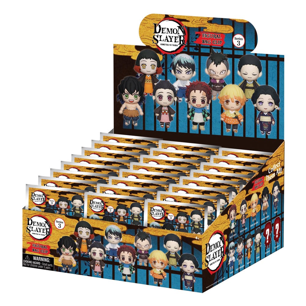 Demon Slayer: Kimetsu no Yaiba 3D PVC-Taschenanhänger Series 3 Display (24) Image 3