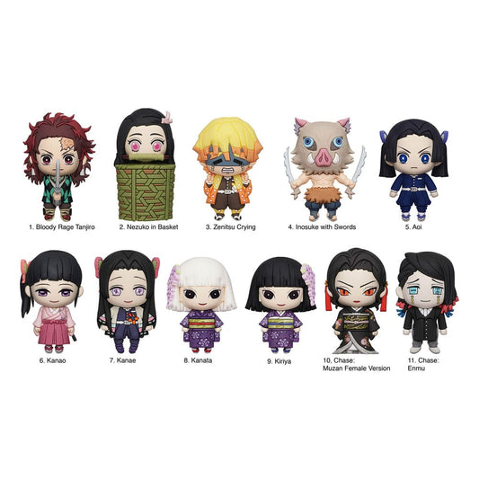 Demon Slayer: Kimetsu no Yaiba 3D PVC-Taschenanhänger Series 4 Display (24) Image 1