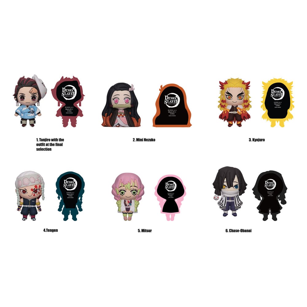Demon Slayer: Kimetsu no Yaiba 3D Magnete Series 2 Display (12) Image
