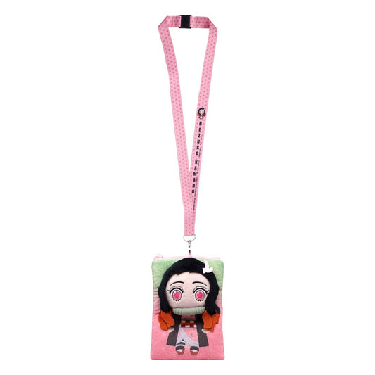 Demon Slayer: Kimetsu no Yaiba Schlüsselband Nezuko Deluxe mit Kartenhaltertasche Image