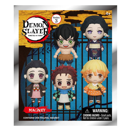 Demon Slayer: Kimetsu no Yaiba 3D Magnete Series 3 Display (12) Image 2