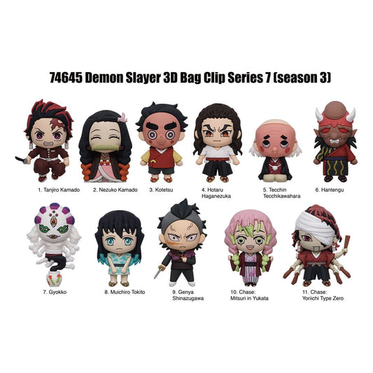 Demon Slayer 3D PVC-Taschenanhänger Series 7 Display (24) Image 1