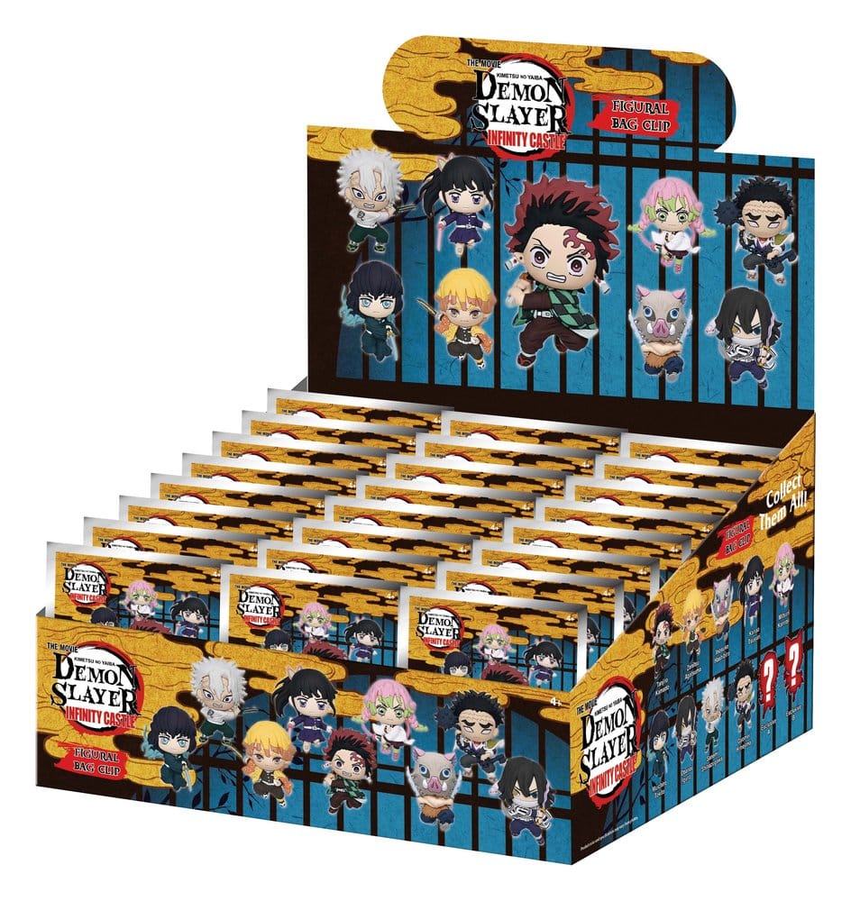 Demon Slayer 3D PVC-Taschenanhänger Infinity Castle Serie 1 Display (24) Image 1