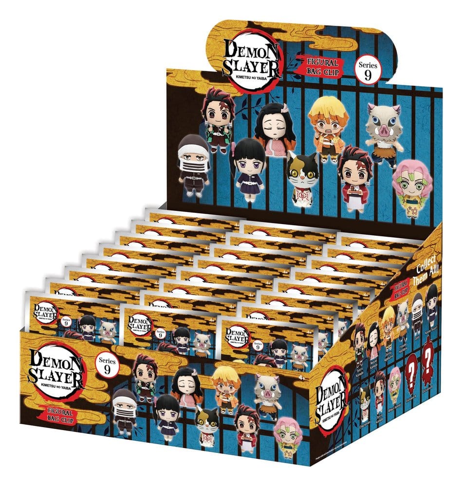 Demon Slayer: Kimetsu no Yaiba 3D PVC-Taschenanhänger Serie 9 Blind Bag Display (24) Image 1