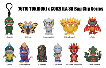Tokidoki x Godzilla 3D PVC-Taschenanhänger Display (24) Image 2
