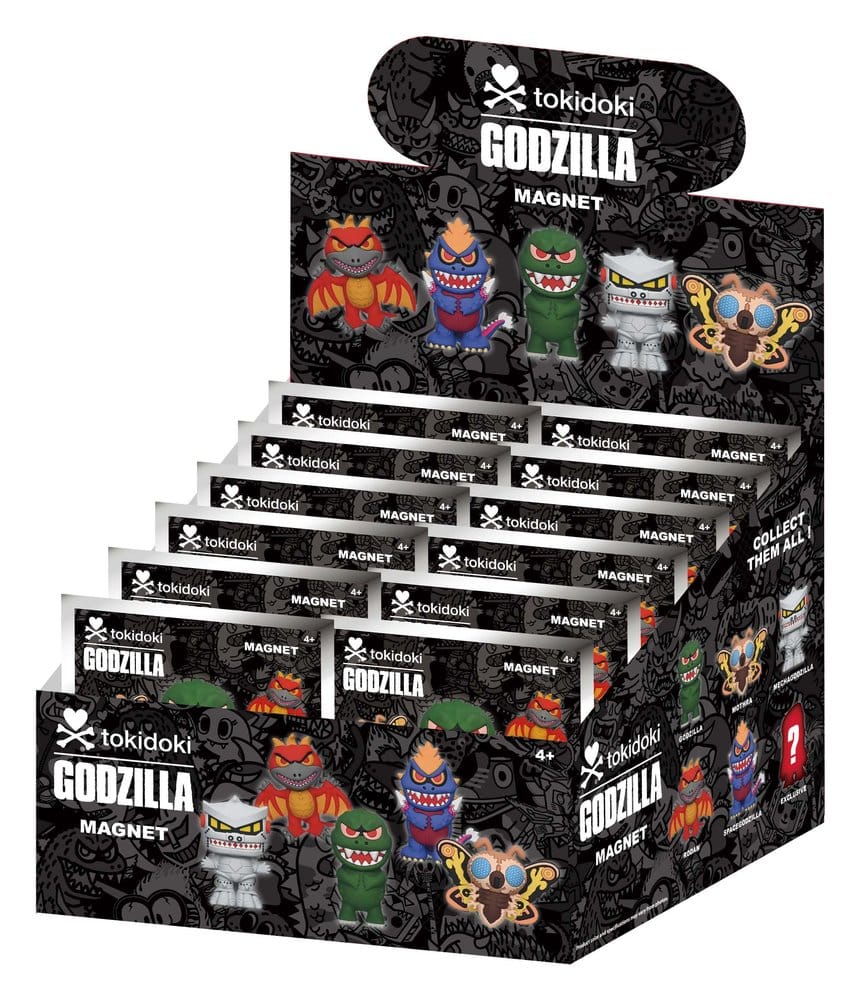 Tokidoki x Godzilla Magnete Blind Pack Serie 1 Display (12) Image 1