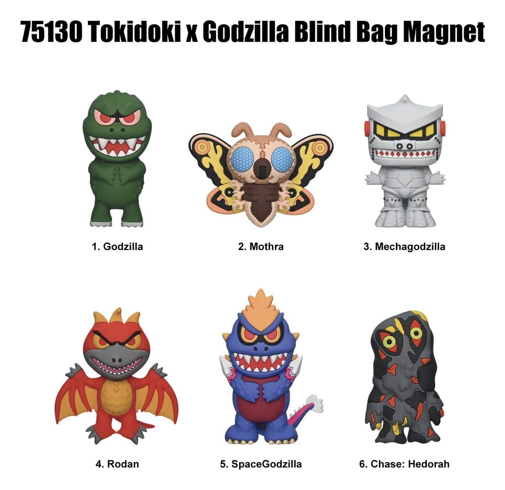 Tokidoki x Godzilla Magnete Blind Pack Serie 1 Display (12) Image 3