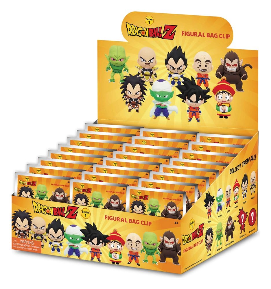 Dragon Ball Z 3D PVC-Taschenanhänger Serie 1 Display (24) Image 1