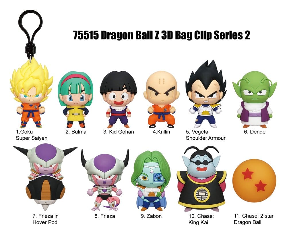 Dragon Ball 3D PVC-Taschenanhänger Serie 2 Blind Bag Display (24) Image 2