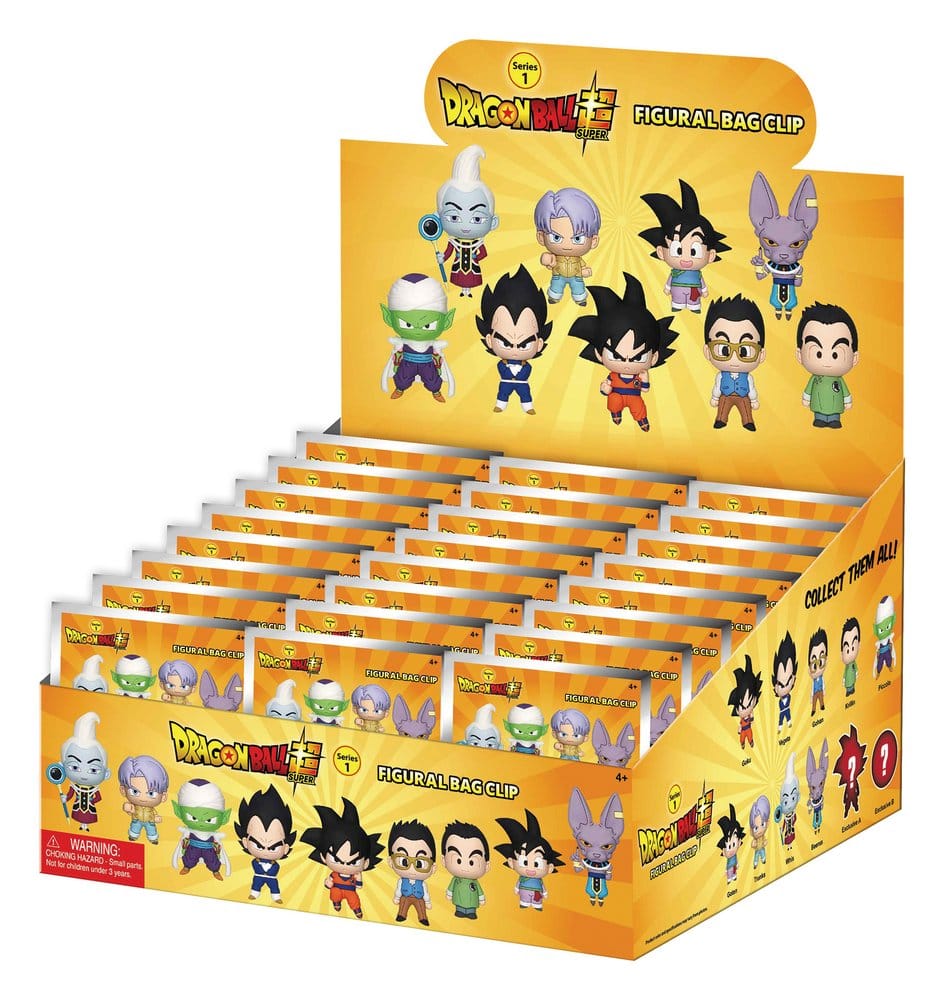 Dragon Ball Super 3D PVC-Taschenanhänger Serie 1 Display (24) Image 1
