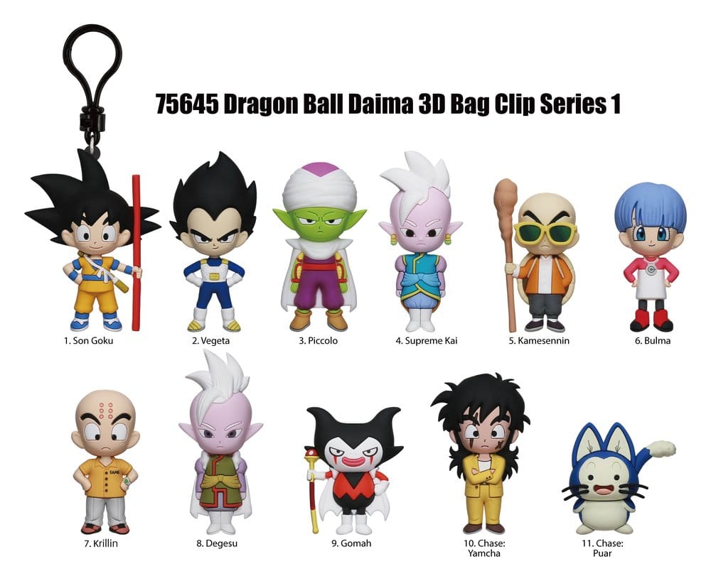 Dragon Ball Daima 3D PVC-Taschenanhänger Serie 1 Blind Bag Display (24) Image 1