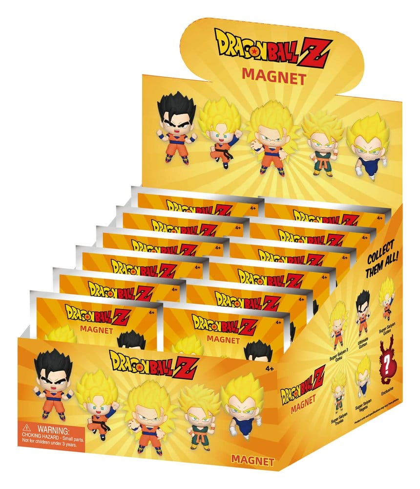 Dragonball Z 3D PVC-Magnete Serie 1 Blind Bag Display (12) Image 1