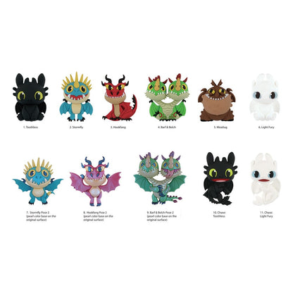 Drachenzähmen leicht gemacht 3D PVC-Taschenanhänger Series 1 Display (24) Image 1