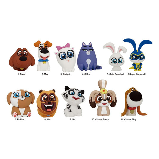 Pets 3D PVC-Taschenanhänger  Series 1 Display (24) Image 1