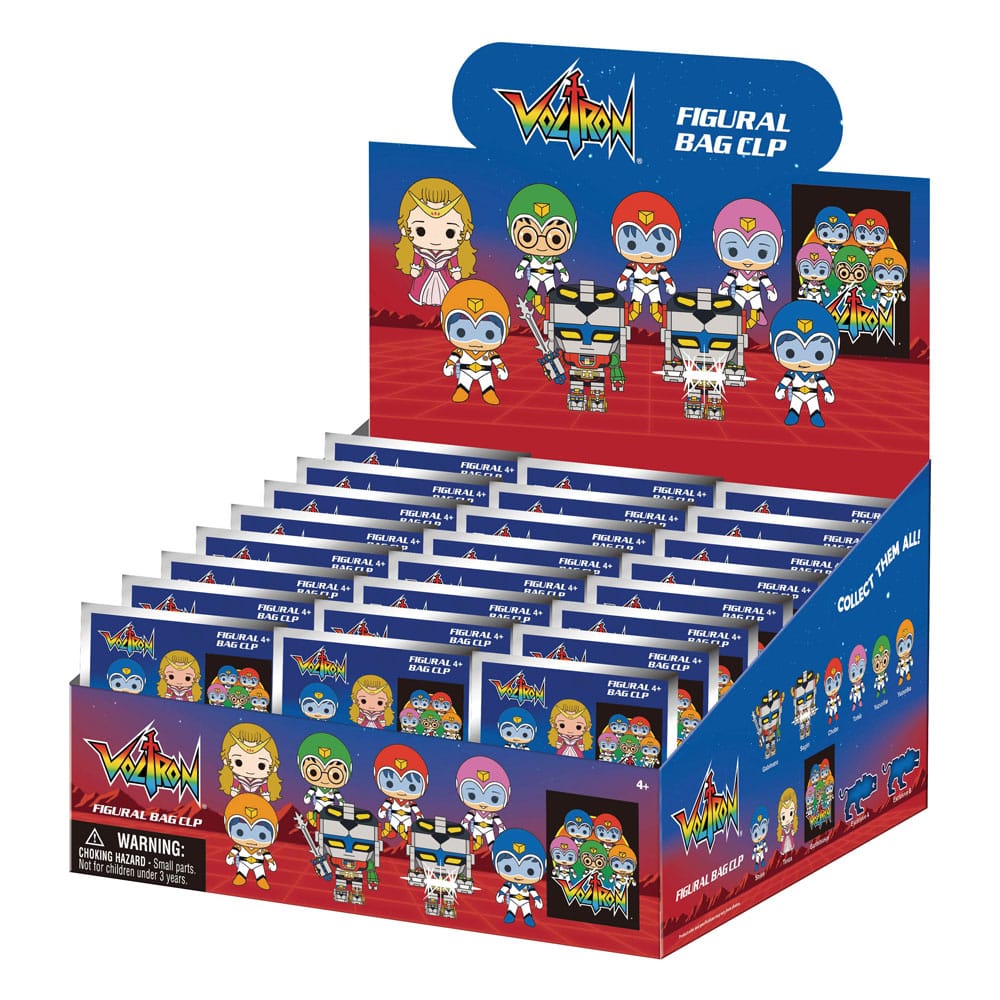 Voltron 3D PVC-Taschenanhänger 40th Anniversary Display (24) Image 3