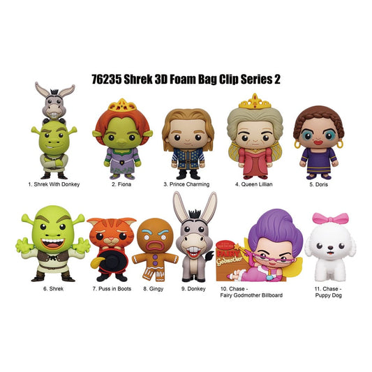 Shrek PVC-Taschenanhänger Series 2 Display (24) Image 1