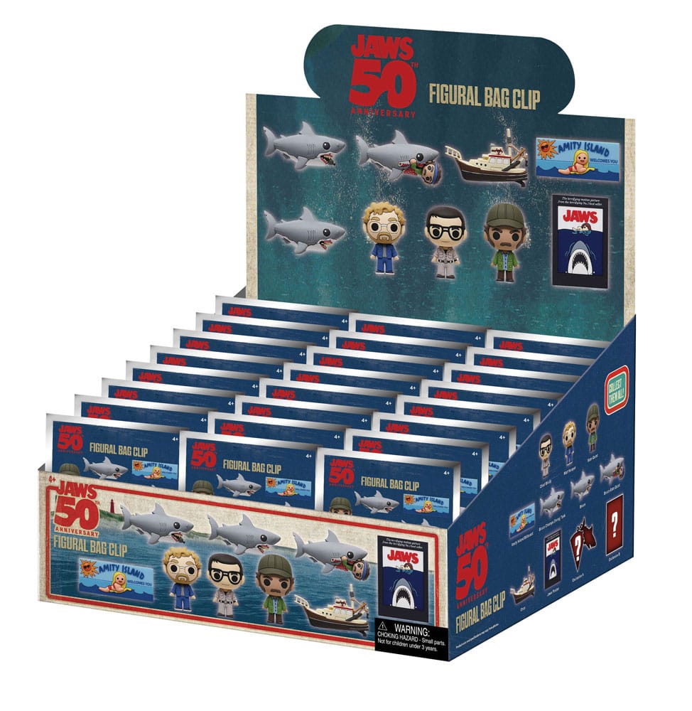 Der weiße Hai 3D PVC-Taschenanhänger 50th Anniversary Series 1 Display (24) Image 3