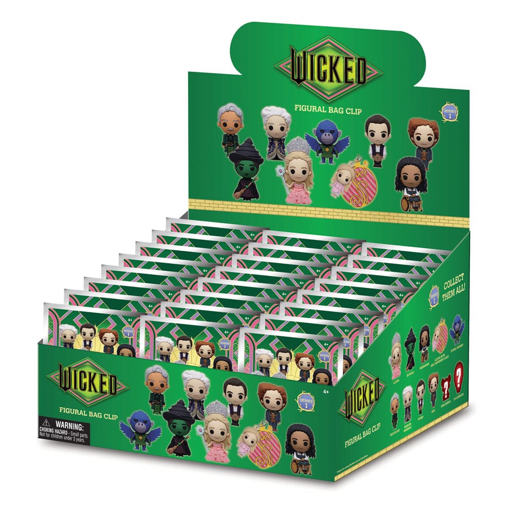 Wicked 3D PVC-Taschenanhänger Serie 1 Display  (24) Image 1