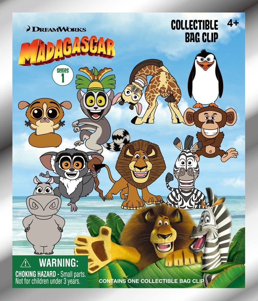 Madagascar 3D PVC-Taschenanhänger Serie 1 Display (24) Image 2