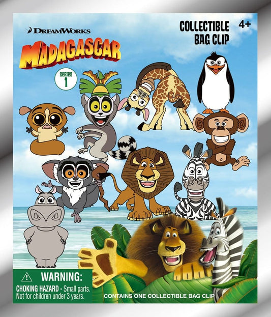 Madagascar 3D PVC-Taschenanhänger Serie 1 Display (24) Image 2