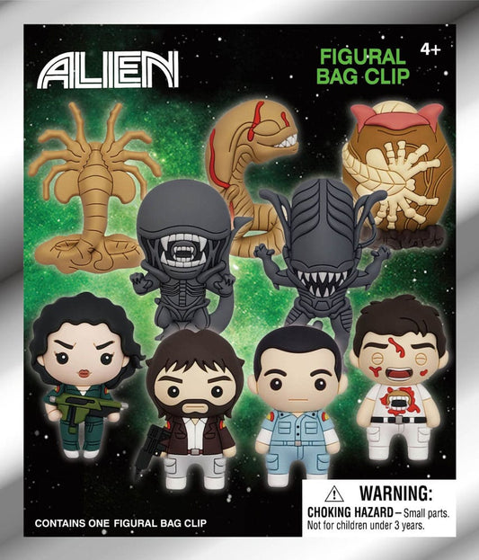 Alien 3D PVC-Taschenanhänger Series 1 Display (24) Image 2