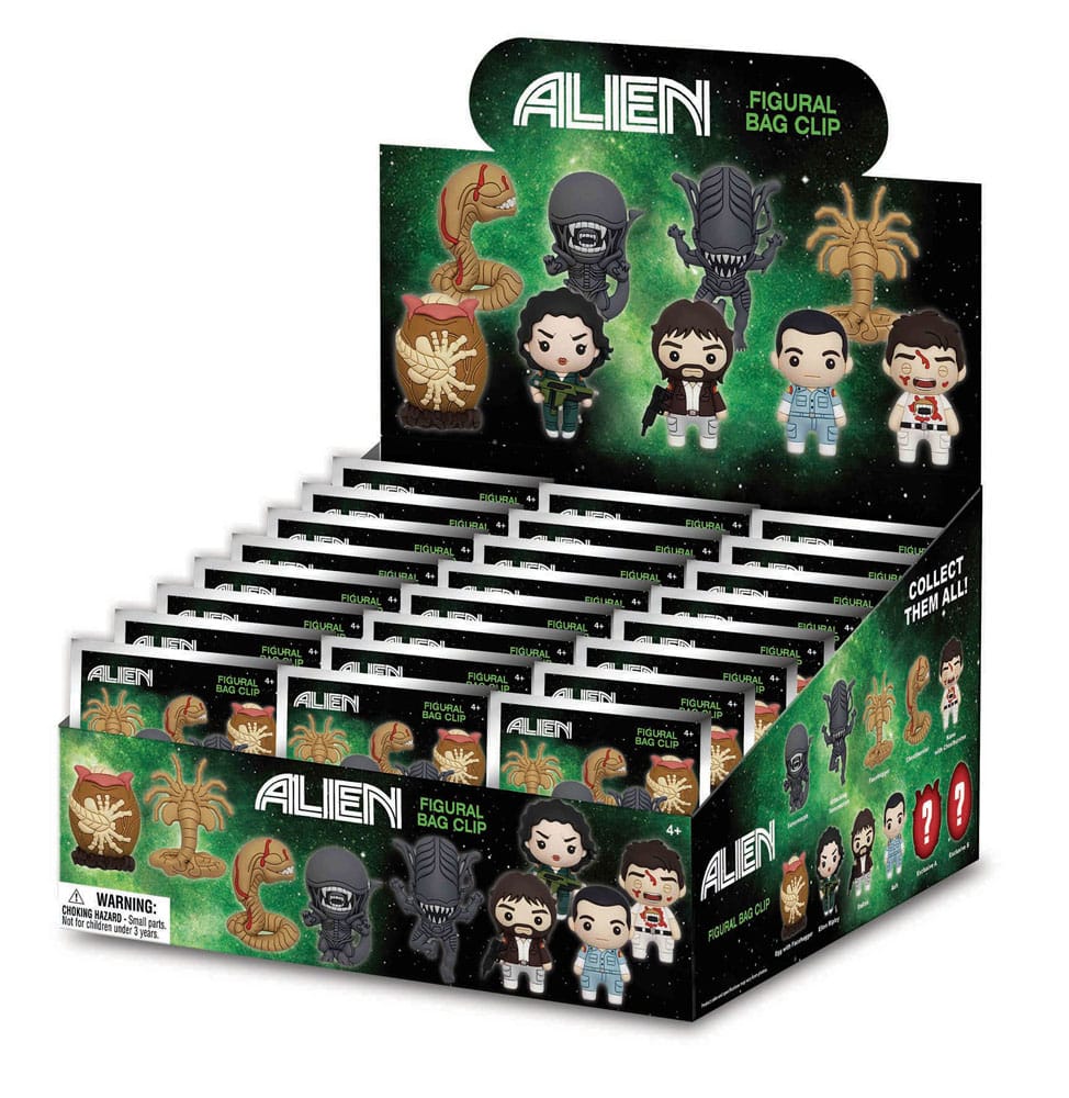 Alien 3D PVC-Taschenanhänger Series 1 Display (24) Image 3