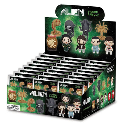 Alien 3D PVC-Taschenanhänger Series 1 Display (24) Image 3