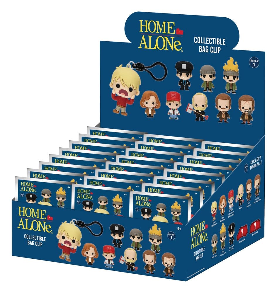 Kevin – Allein zu Haus 3D PVC-Taschenanhänger Serie 1 Blind Bag Display (24) Image 1