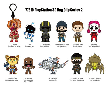 Sony PlayStation 3D PVC-Taschenanhänger Serie 2 Display (24) Image 2