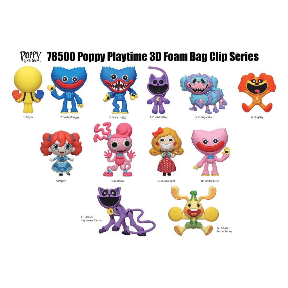 Poppy Playtime PVC-Taschenanhänger Series 1 Display (24) Image 1