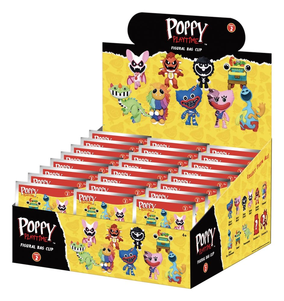 Poppy Playtime 3D PVC-Taschenanhänger Serie 2 Display (24) Image 1