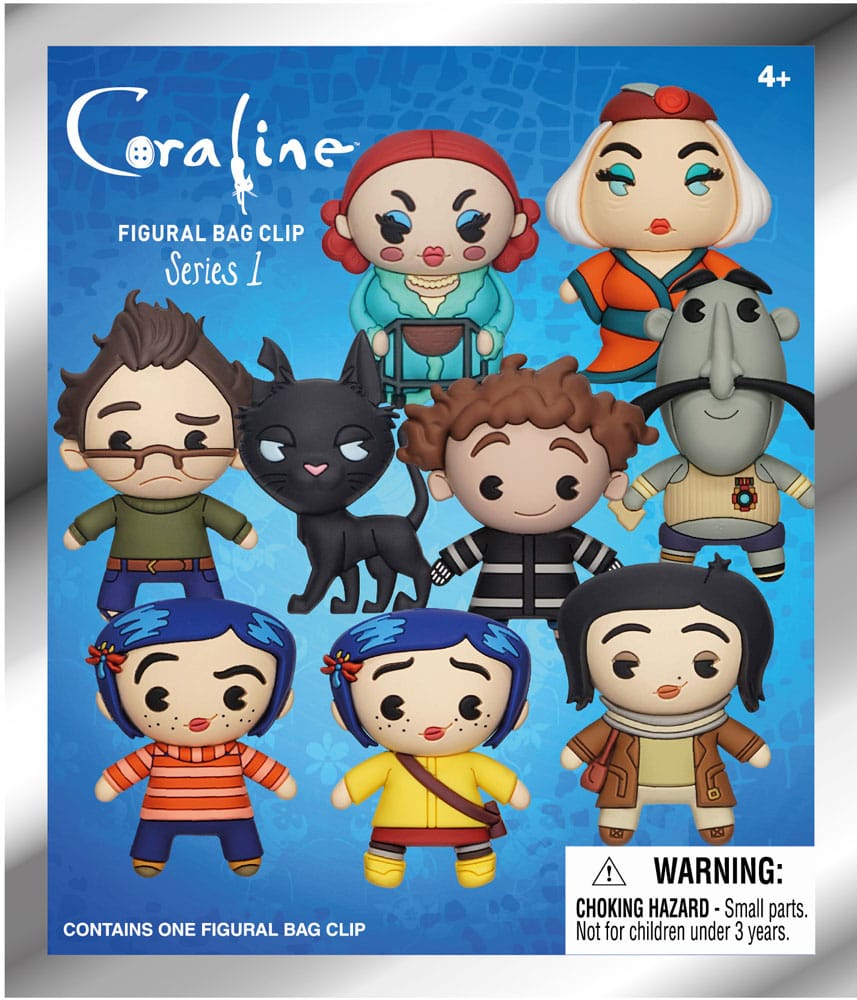 Coraline 3D PVC-Taschenanhänger Series 1 Display (24) Image 2