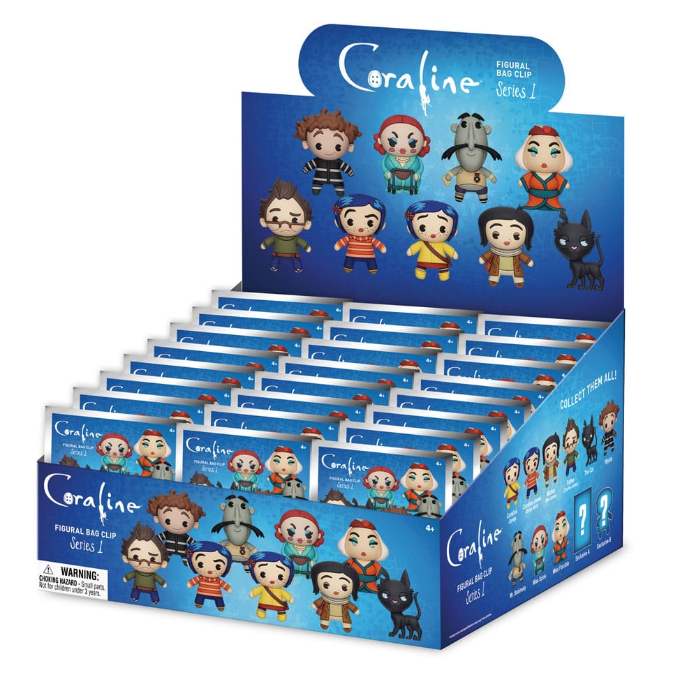Coraline 3D PVC-Taschenanhänger Series 1 Display (24) Image 3