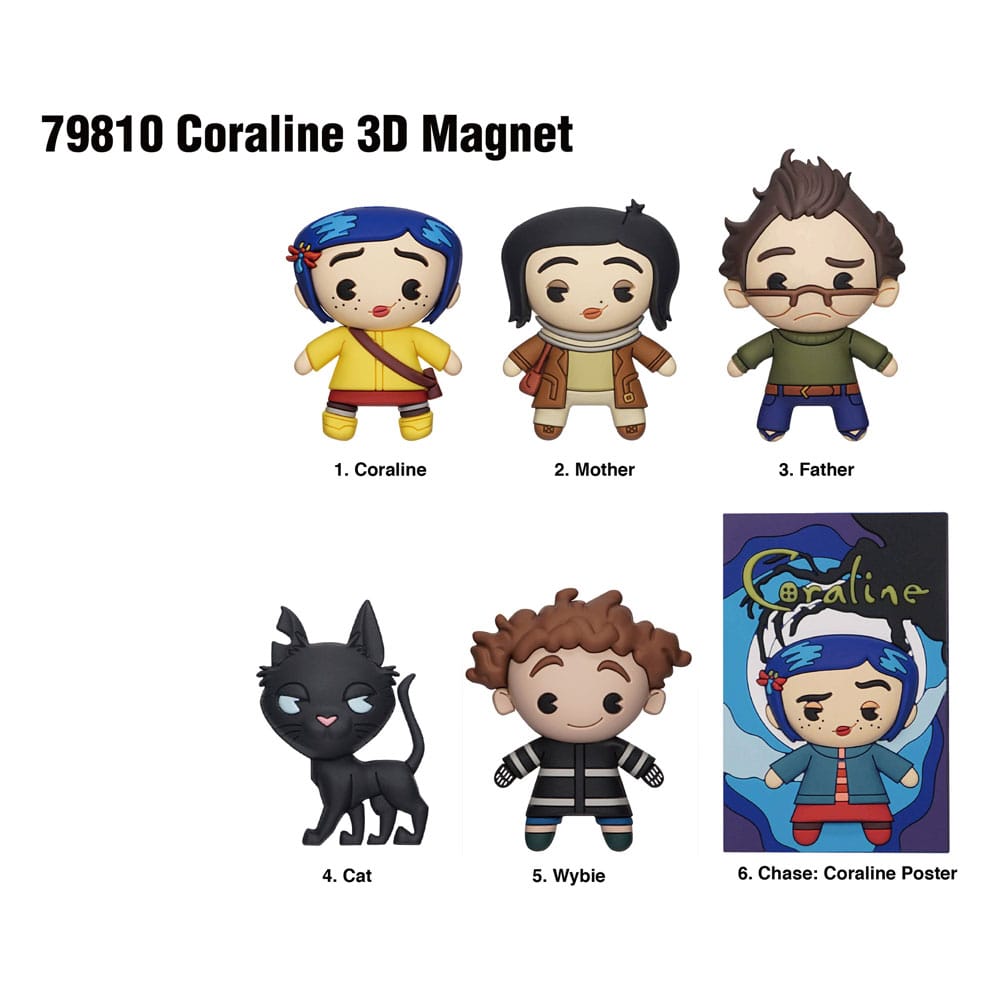 Coraline Magnete blind pack Series 1 Display (12) Image 1