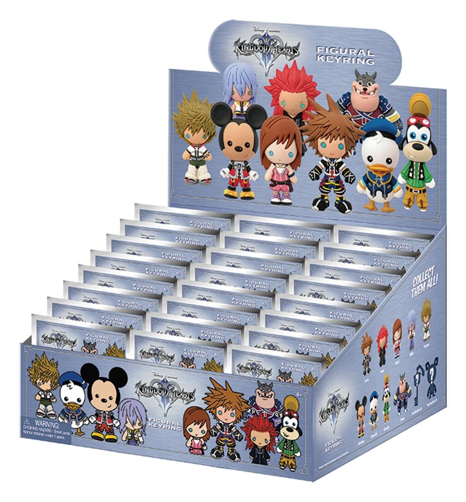 Kingdom Hearts 3D PVC-Taschenanhänger Serie 1 Blind Bag Display (24) Image 1