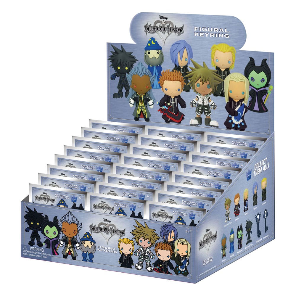 Kingdom Hearts PVC-Taschenanhänger Series 2 Display (24) Image 1